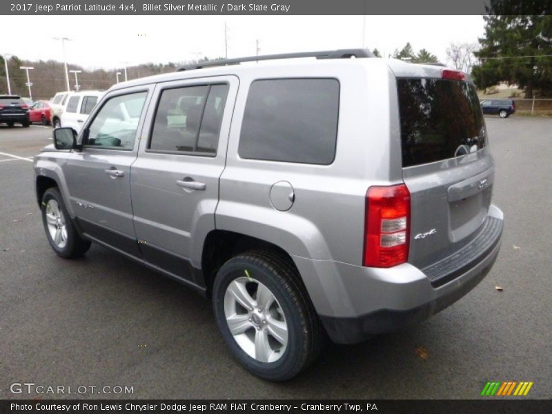 Billet Silver Metallic / Dark Slate Gray 2017 Jeep Patriot Latitude 4x4