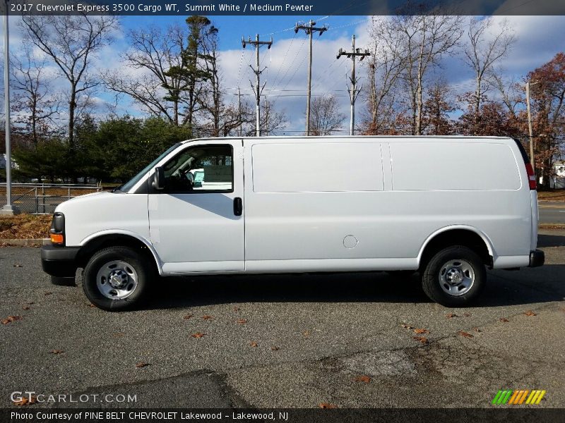 Summit White / Medium Pewter 2017 Chevrolet Express 3500 Cargo WT