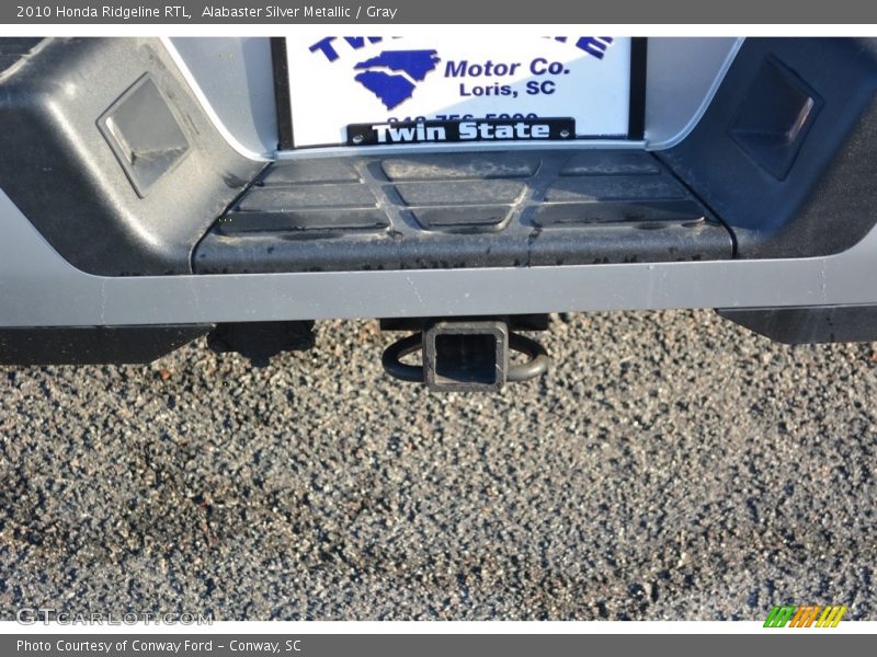 Alabaster Silver Metallic / Gray 2010 Honda Ridgeline RTL