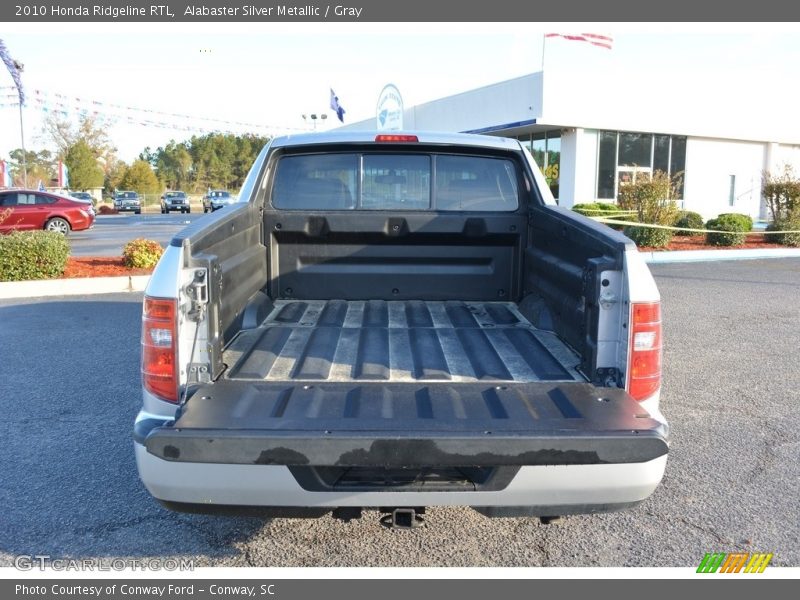 Alabaster Silver Metallic / Gray 2010 Honda Ridgeline RTL