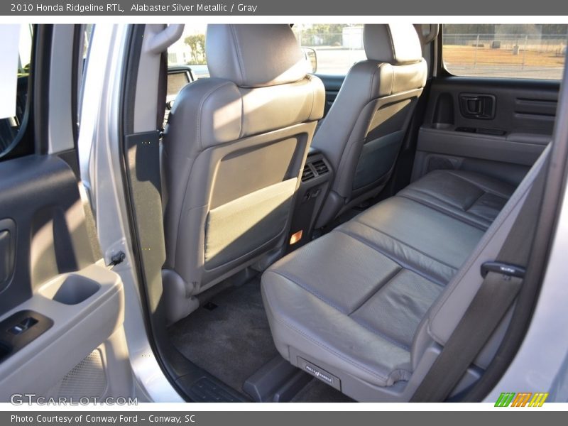Alabaster Silver Metallic / Gray 2010 Honda Ridgeline RTL