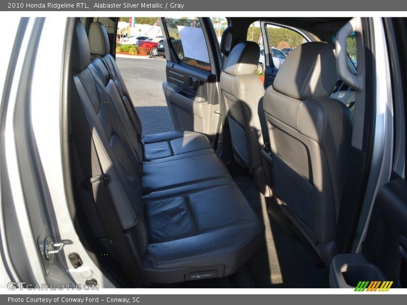 Alabaster Silver Metallic / Gray 2010 Honda Ridgeline RTL