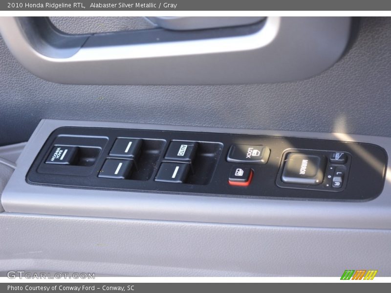 Alabaster Silver Metallic / Gray 2010 Honda Ridgeline RTL
