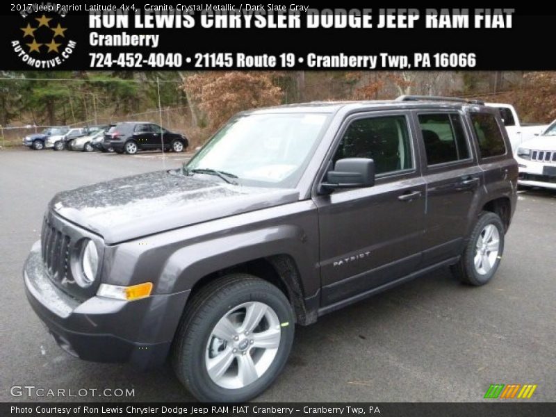 Granite Crystal Metallic / Dark Slate Gray 2017 Jeep Patriot Latitude 4x4