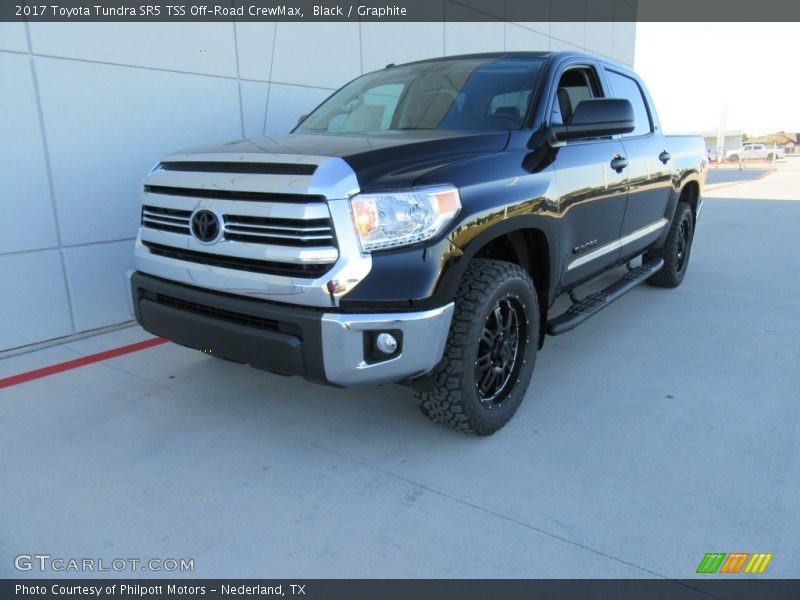 Black / Graphite 2017 Toyota Tundra SR5 TSS Off-Road CrewMax