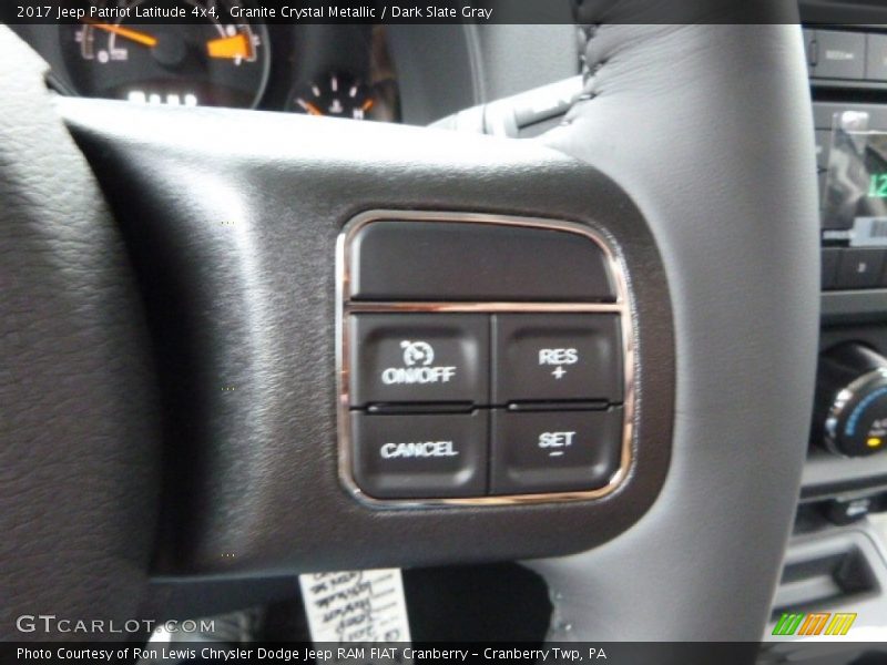 Granite Crystal Metallic / Dark Slate Gray 2017 Jeep Patriot Latitude 4x4