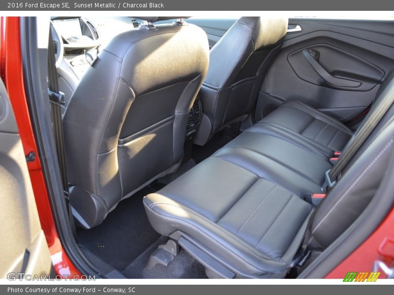 Sunset Metallic / Charcoal Black 2016 Ford Escape SE