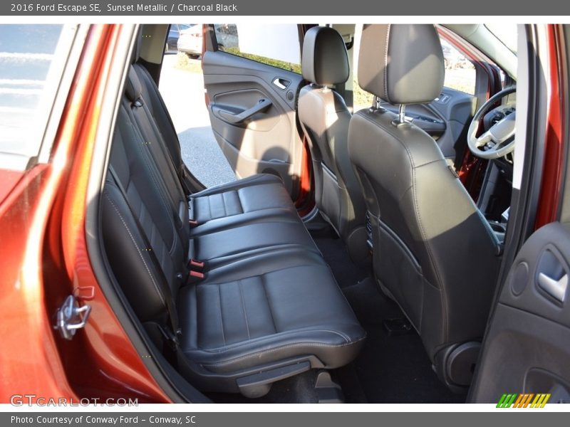 Sunset Metallic / Charcoal Black 2016 Ford Escape SE