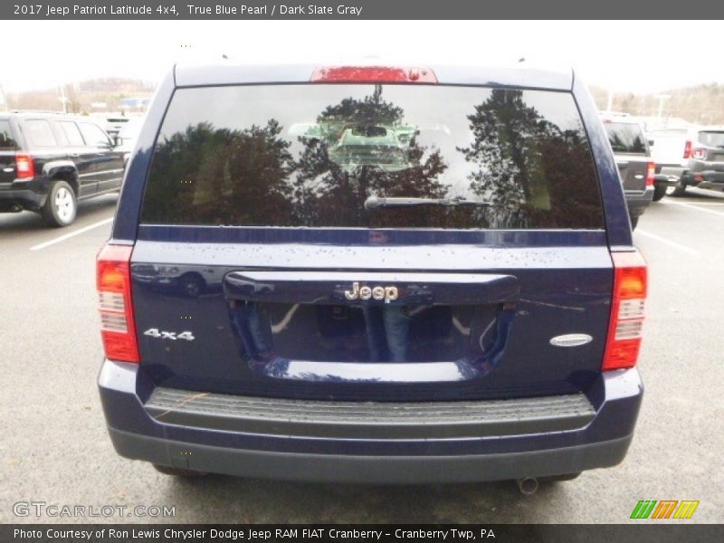 True Blue Pearl / Dark Slate Gray 2017 Jeep Patriot Latitude 4x4