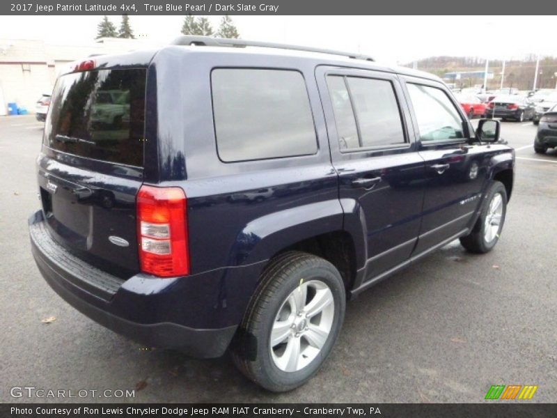 True Blue Pearl / Dark Slate Gray 2017 Jeep Patriot Latitude 4x4