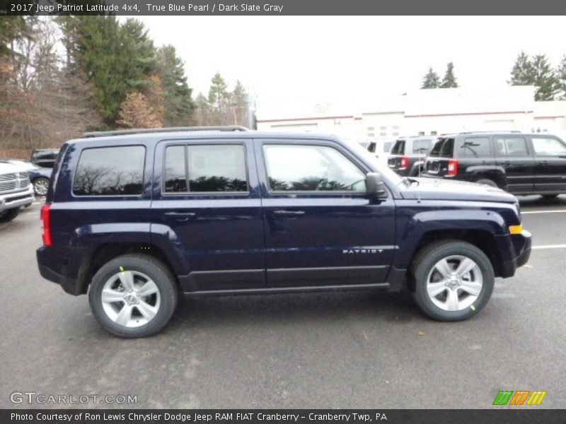 True Blue Pearl / Dark Slate Gray 2017 Jeep Patriot Latitude 4x4