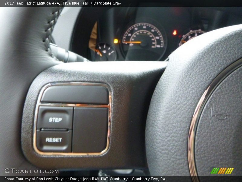 True Blue Pearl / Dark Slate Gray 2017 Jeep Patriot Latitude 4x4