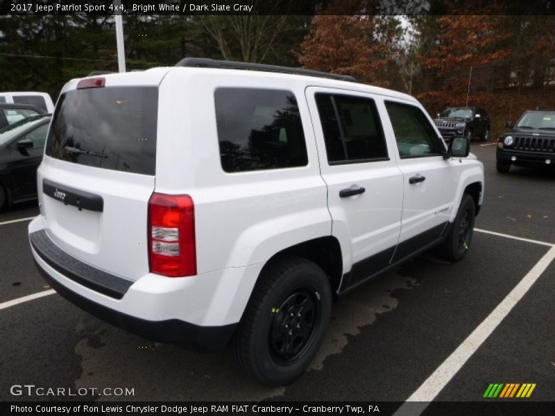 Bright White / Dark Slate Gray 2017 Jeep Patriot Sport 4x4