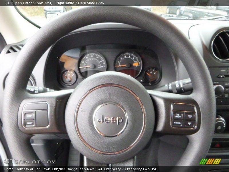 Bright White / Dark Slate Gray 2017 Jeep Patriot Sport 4x4