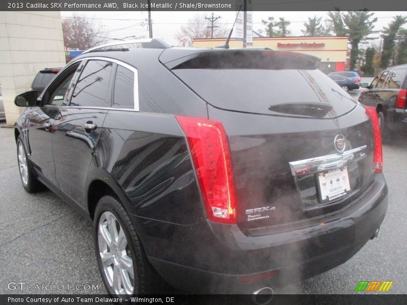 Black Ice Metallic / Shale/Brownstone 2013 Cadillac SRX Performance AWD