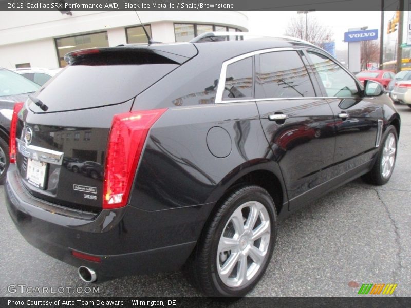 Black Ice Metallic / Shale/Brownstone 2013 Cadillac SRX Performance AWD