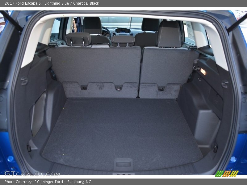 Lightning Blue / Charcoal Black 2017 Ford Escape S
