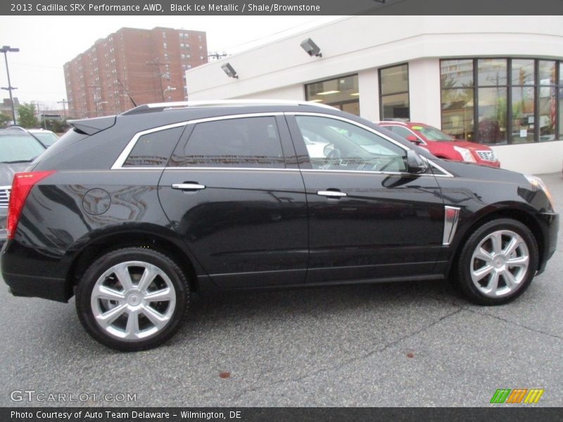 Black Ice Metallic / Shale/Brownstone 2013 Cadillac SRX Performance AWD