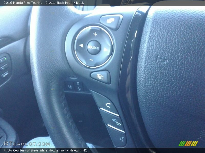 Crystal Black Pearl / Black 2016 Honda Pilot Touring