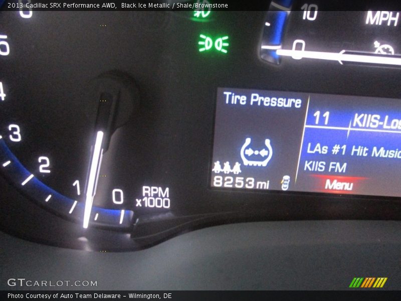 Black Ice Metallic / Shale/Brownstone 2013 Cadillac SRX Performance AWD