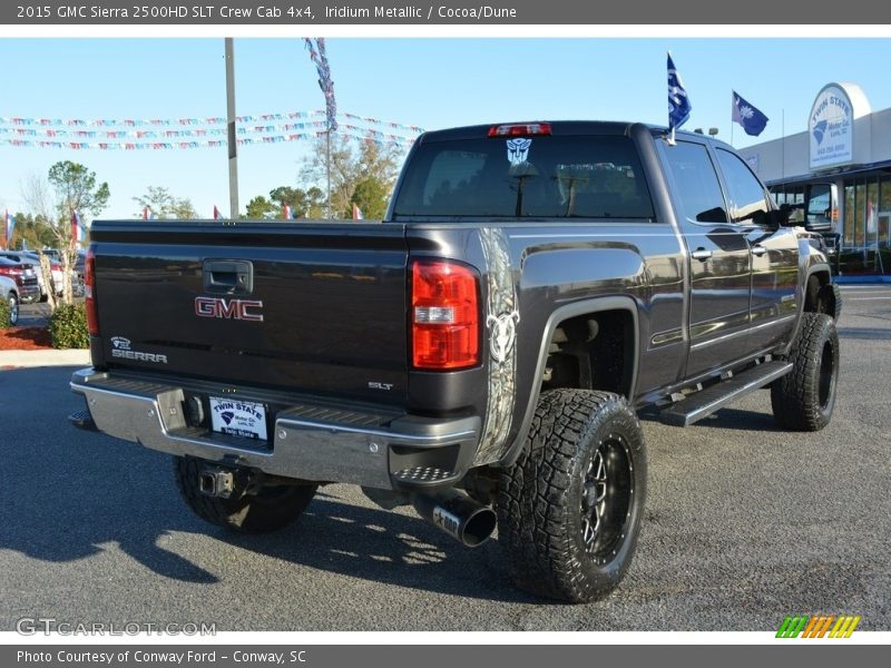 Iridium Metallic / Cocoa/Dune 2015 GMC Sierra 2500HD SLT Crew Cab 4x4