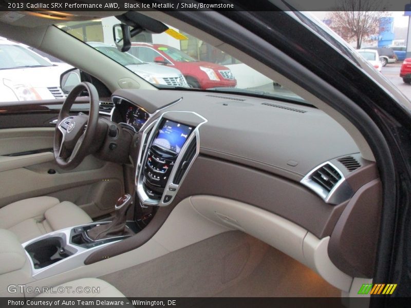 Black Ice Metallic / Shale/Brownstone 2013 Cadillac SRX Performance AWD