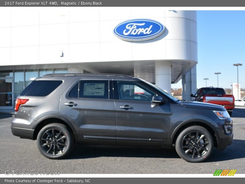Magnetic / Ebony Black 2017 Ford Explorer XLT 4WD