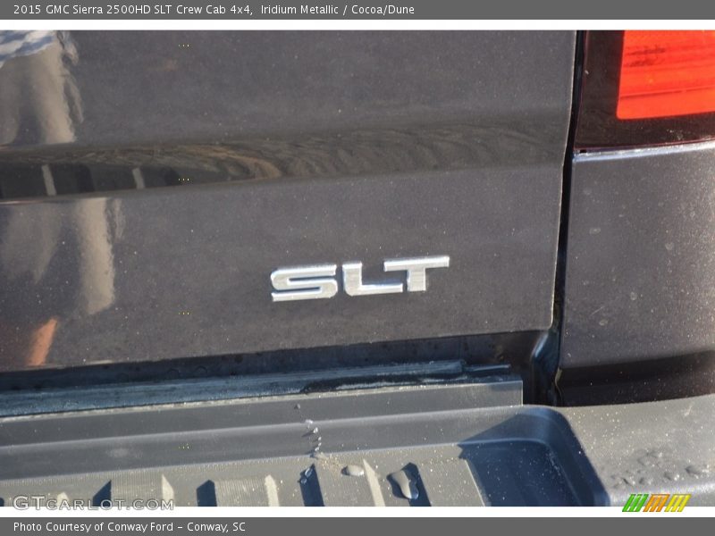 Iridium Metallic / Cocoa/Dune 2015 GMC Sierra 2500HD SLT Crew Cab 4x4