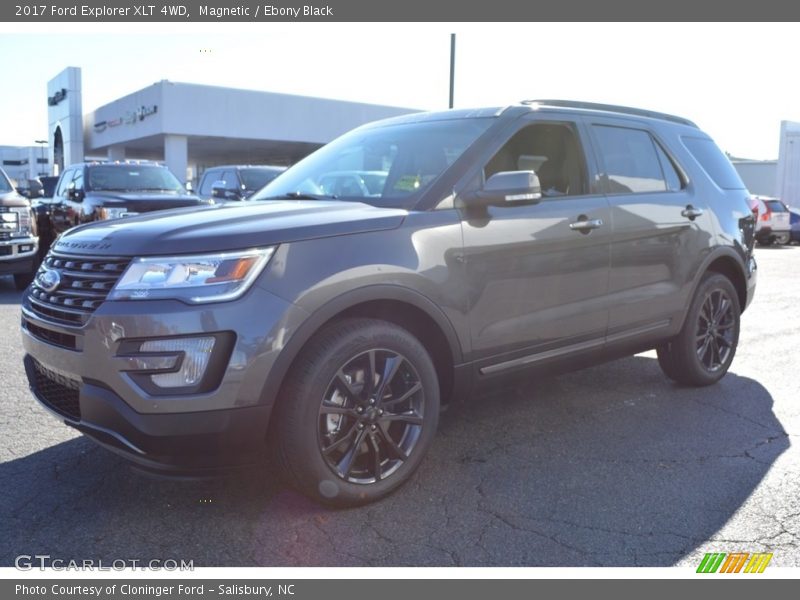 Magnetic / Ebony Black 2017 Ford Explorer XLT 4WD