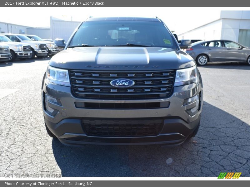 Magnetic / Ebony Black 2017 Ford Explorer XLT 4WD