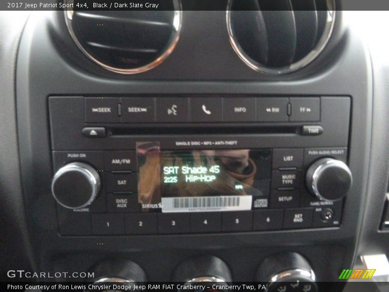 Black / Dark Slate Gray 2017 Jeep Patriot Sport 4x4