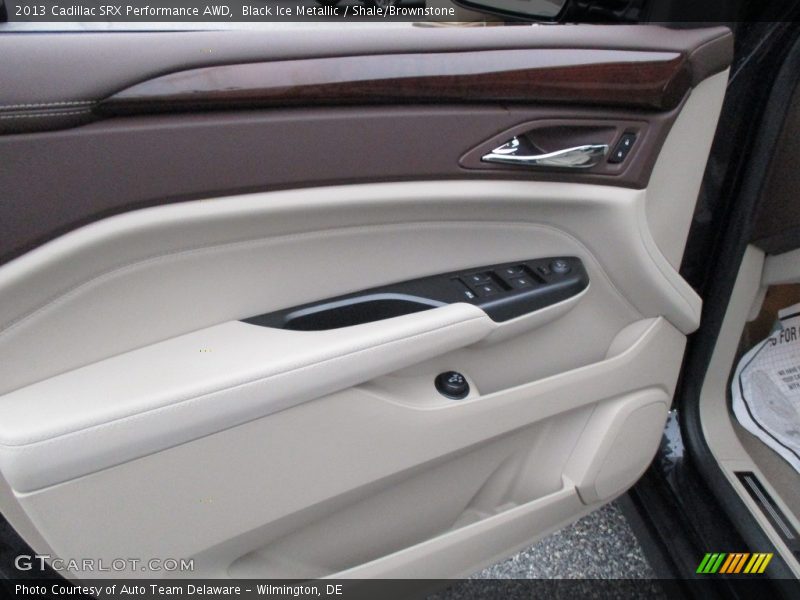 Black Ice Metallic / Shale/Brownstone 2013 Cadillac SRX Performance AWD