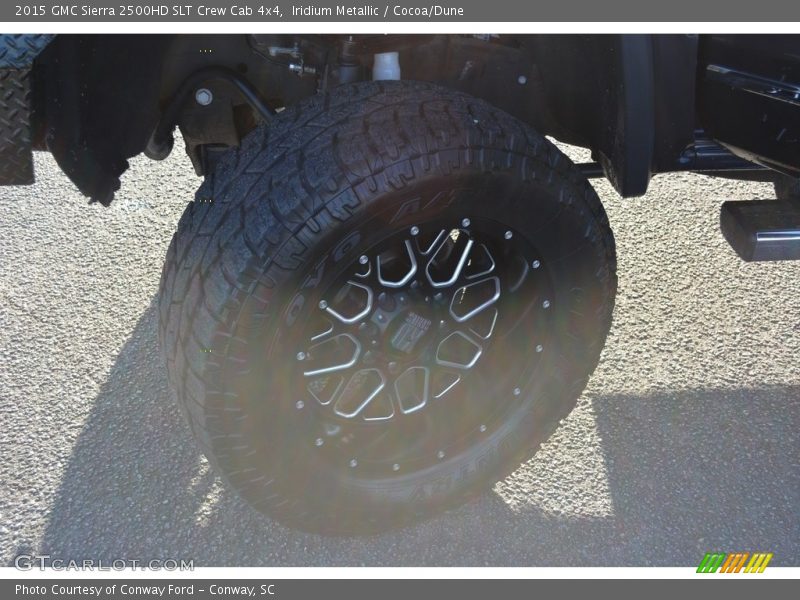 Iridium Metallic / Cocoa/Dune 2015 GMC Sierra 2500HD SLT Crew Cab 4x4