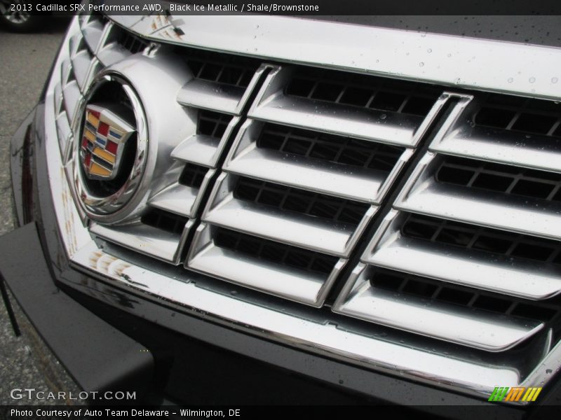 Black Ice Metallic / Shale/Brownstone 2013 Cadillac SRX Performance AWD