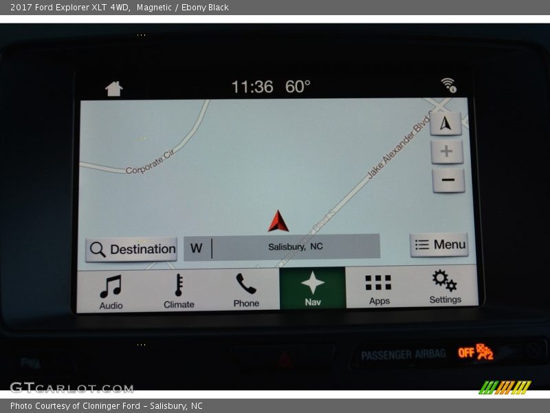 Magnetic / Ebony Black 2017 Ford Explorer XLT 4WD
