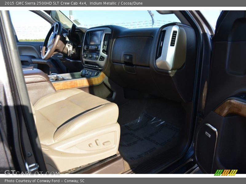 Iridium Metallic / Cocoa/Dune 2015 GMC Sierra 2500HD SLT Crew Cab 4x4