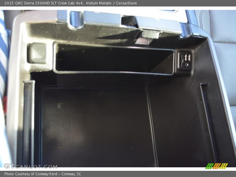 Iridium Metallic / Cocoa/Dune 2015 GMC Sierra 2500HD SLT Crew Cab 4x4