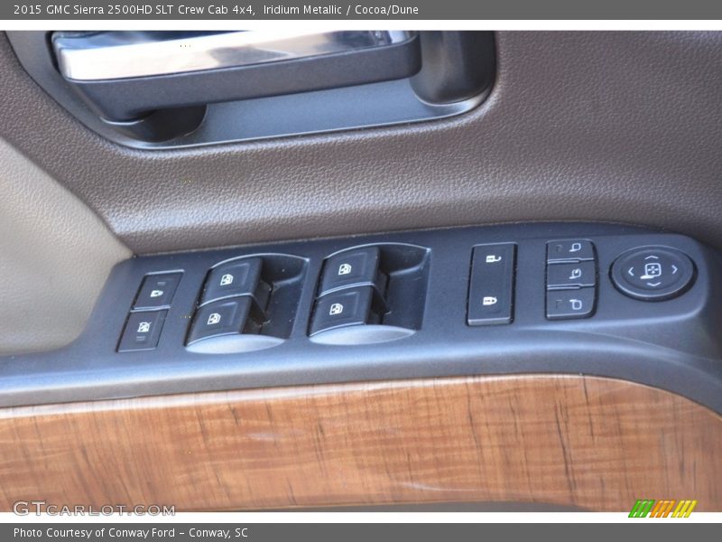 Iridium Metallic / Cocoa/Dune 2015 GMC Sierra 2500HD SLT Crew Cab 4x4