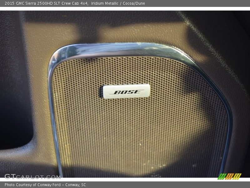 Iridium Metallic / Cocoa/Dune 2015 GMC Sierra 2500HD SLT Crew Cab 4x4