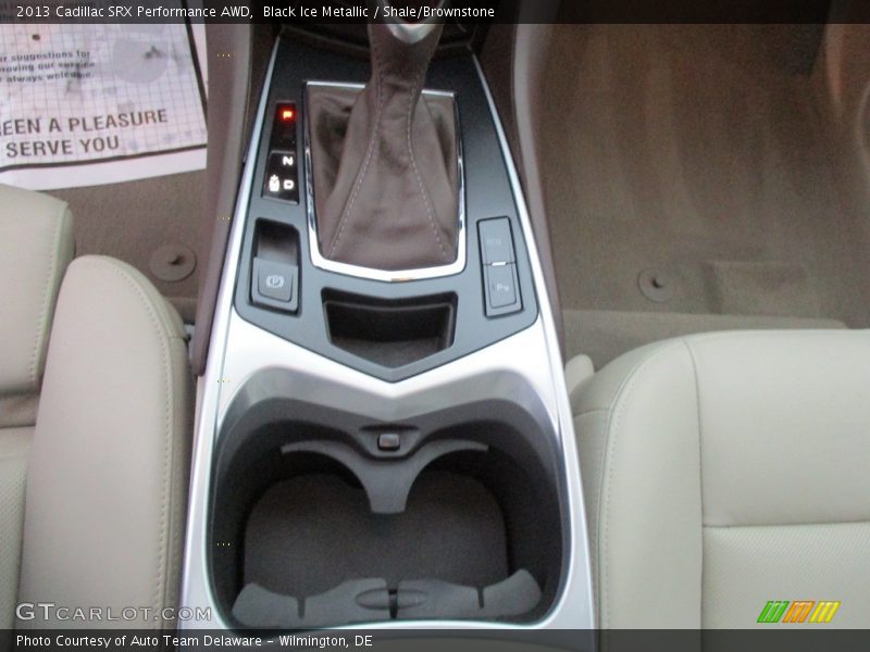 Black Ice Metallic / Shale/Brownstone 2013 Cadillac SRX Performance AWD