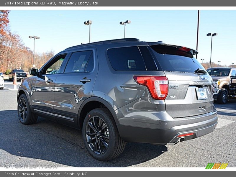 Magnetic / Ebony Black 2017 Ford Explorer XLT 4WD