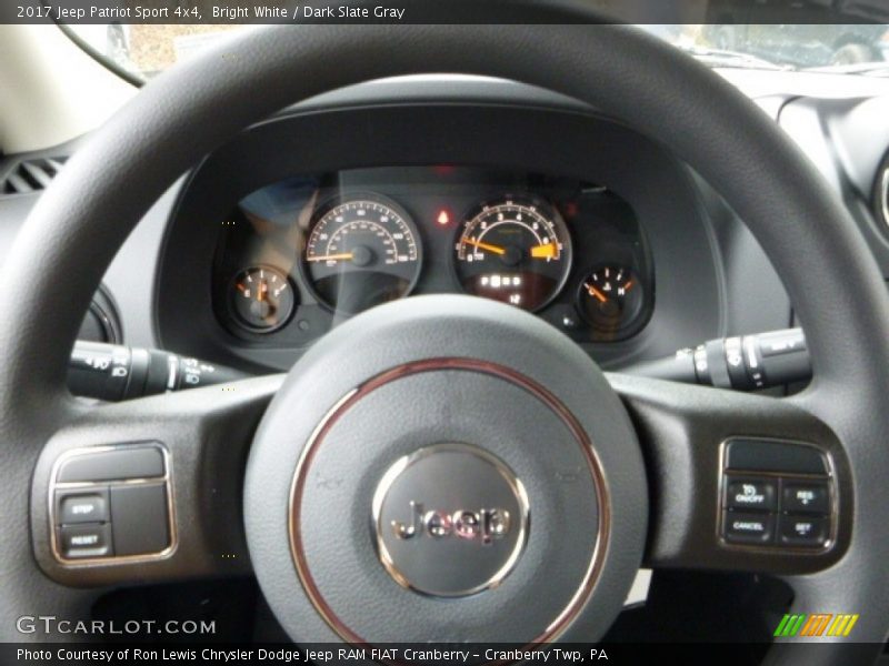 Bright White / Dark Slate Gray 2017 Jeep Patriot Sport 4x4