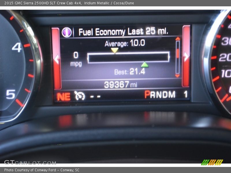 Iridium Metallic / Cocoa/Dune 2015 GMC Sierra 2500HD SLT Crew Cab 4x4