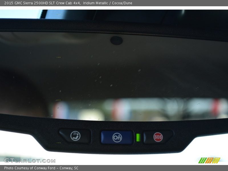 Iridium Metallic / Cocoa/Dune 2015 GMC Sierra 2500HD SLT Crew Cab 4x4
