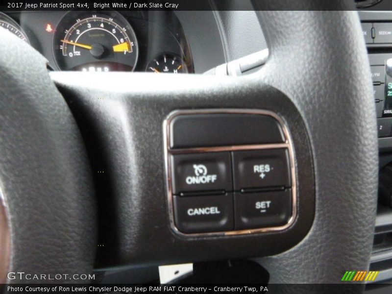 Bright White / Dark Slate Gray 2017 Jeep Patriot Sport 4x4