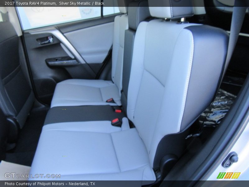 Silver Sky Metallic / Black 2017 Toyota RAV4 Platinum