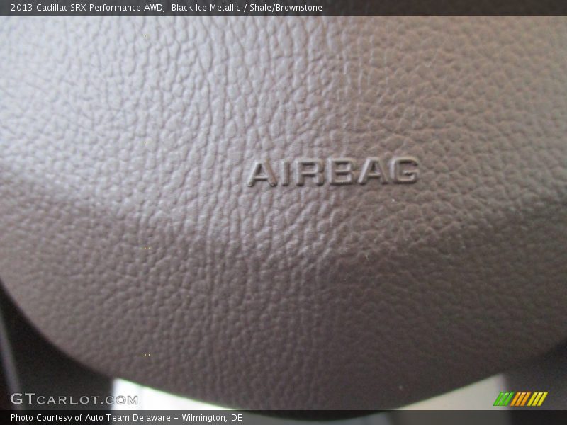 Black Ice Metallic / Shale/Brownstone 2013 Cadillac SRX Performance AWD