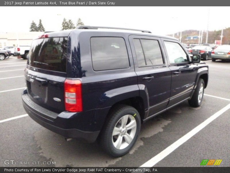 True Blue Pearl / Dark Slate Gray 2017 Jeep Patriot Latitude 4x4