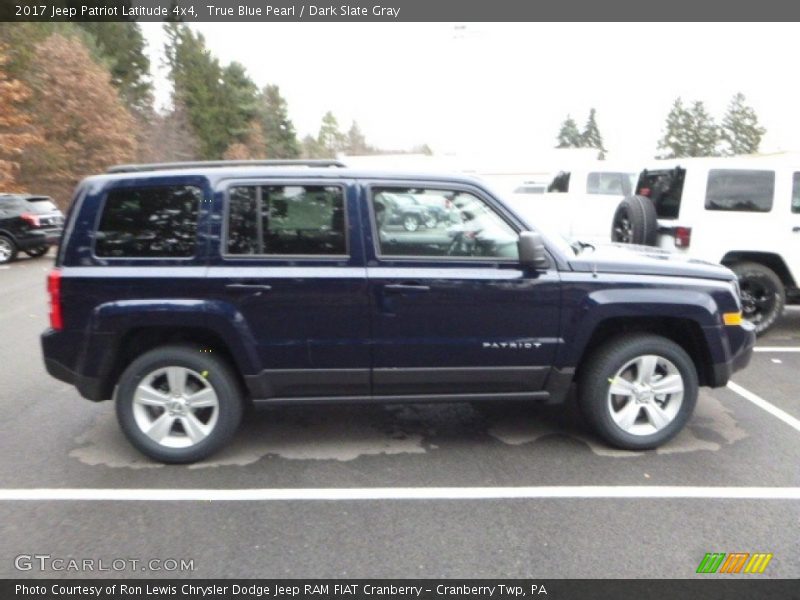 True Blue Pearl / Dark Slate Gray 2017 Jeep Patriot Latitude 4x4