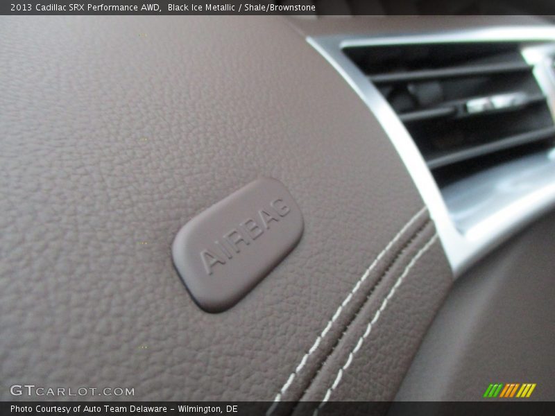 Black Ice Metallic / Shale/Brownstone 2013 Cadillac SRX Performance AWD